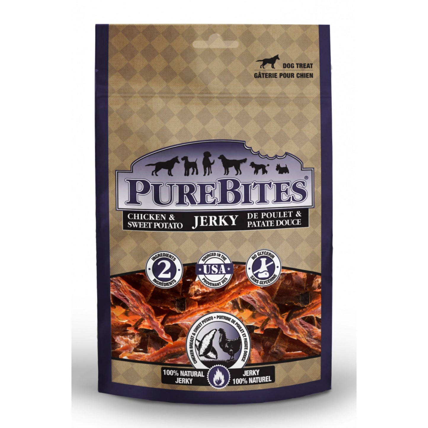 PureBites Chicken & Sweet Potato Jerky Dog Treats