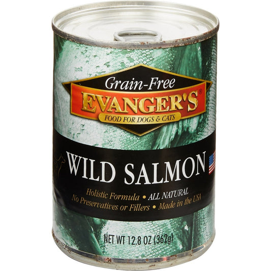 Evangers Grain Free Wild Salmon Canned Cat and Dog Food