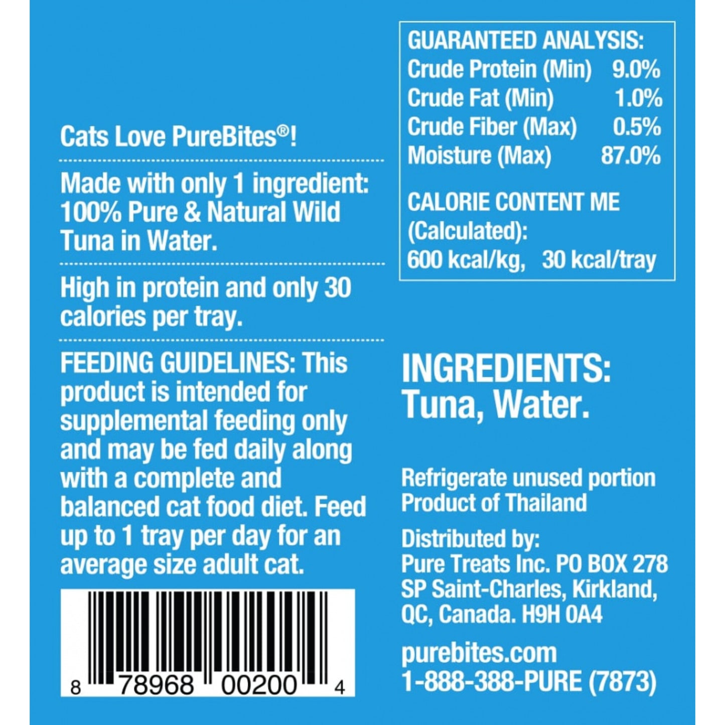 PureBites Mixer Wild Skipjack Tuna in Water Cat Food Topper Treat