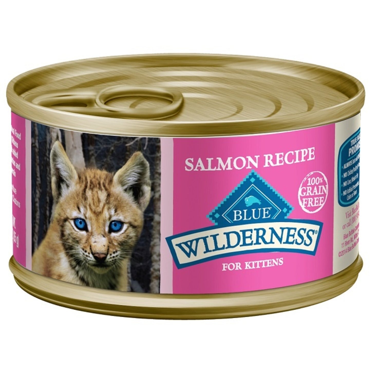 Blue Buffalo Wilderness Kitten Salmon Recipe Canned Cat Food