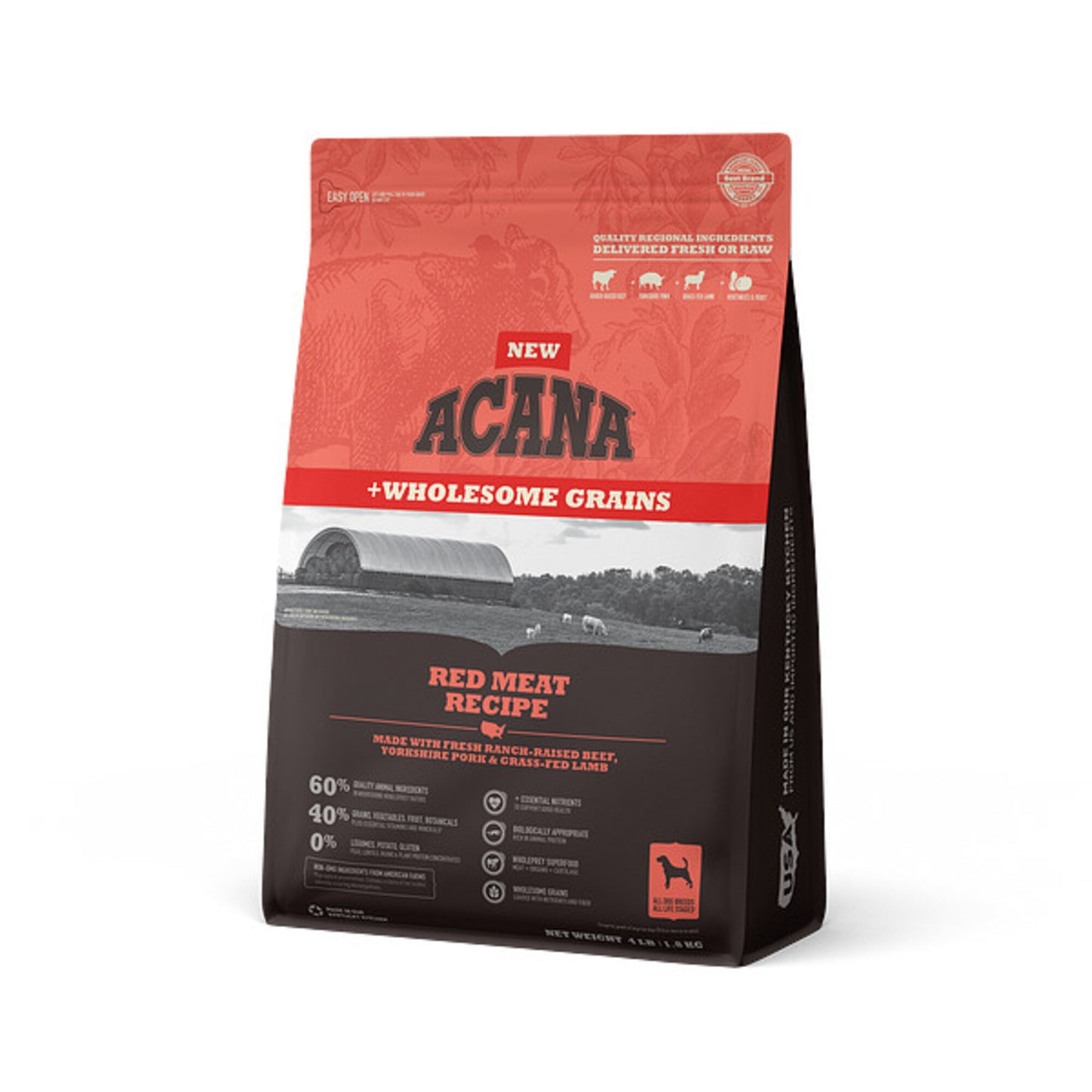 ACANA + Wholesome Grains Red Meat Recipe Dry Dog Food