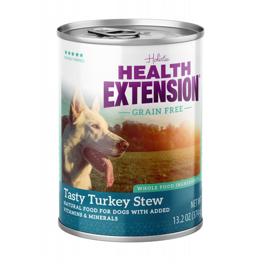 Health Extension Grain Free Tasty Turkey Stew Canned Dog Food