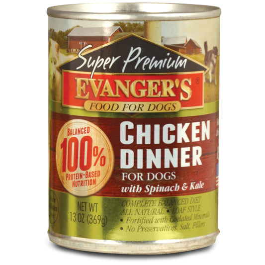 Evangers Super Premium Chicken Dinner Canned Dog Food