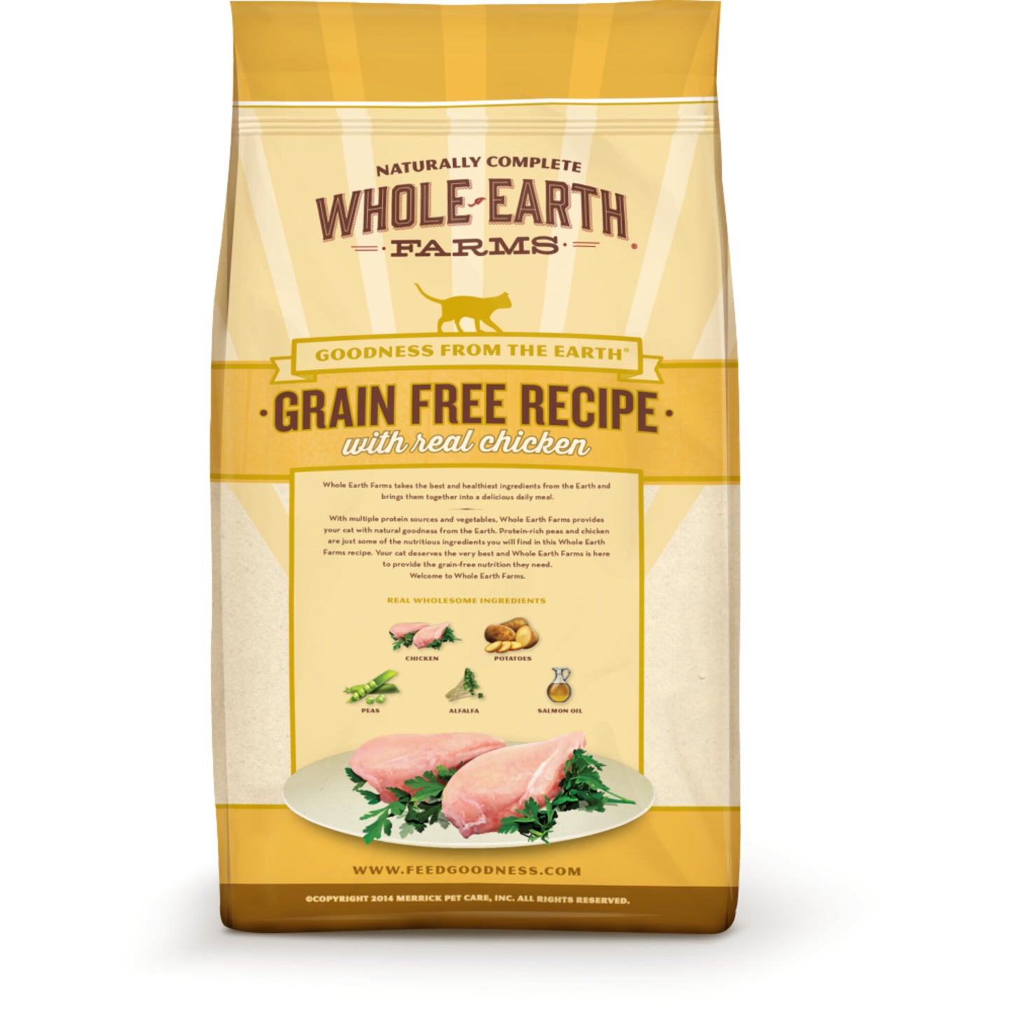 Whole Earth Farms Grain Free Real Chicken Recipe Dry Cat Food