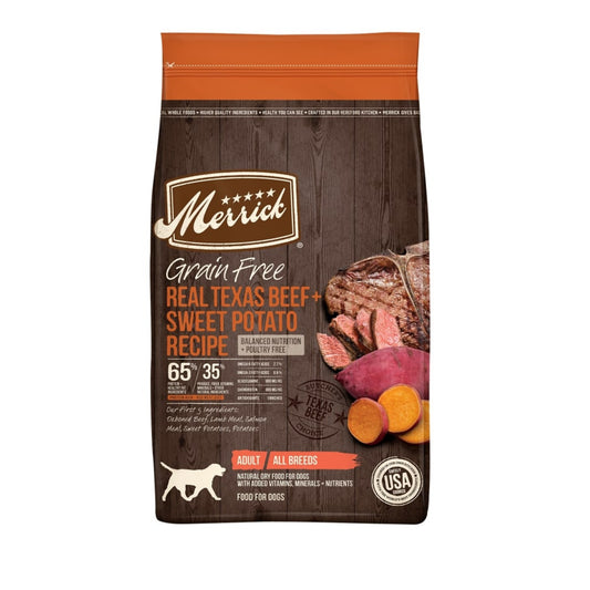 Merrick Grain Free Real Texas Beef & Sweet Potato Dry Dog Food