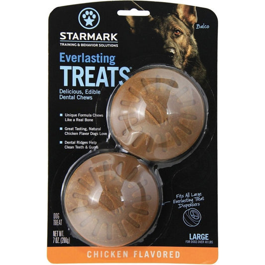 Starmark Everlasting Treats Chicken Flavor Dog Dental Chews