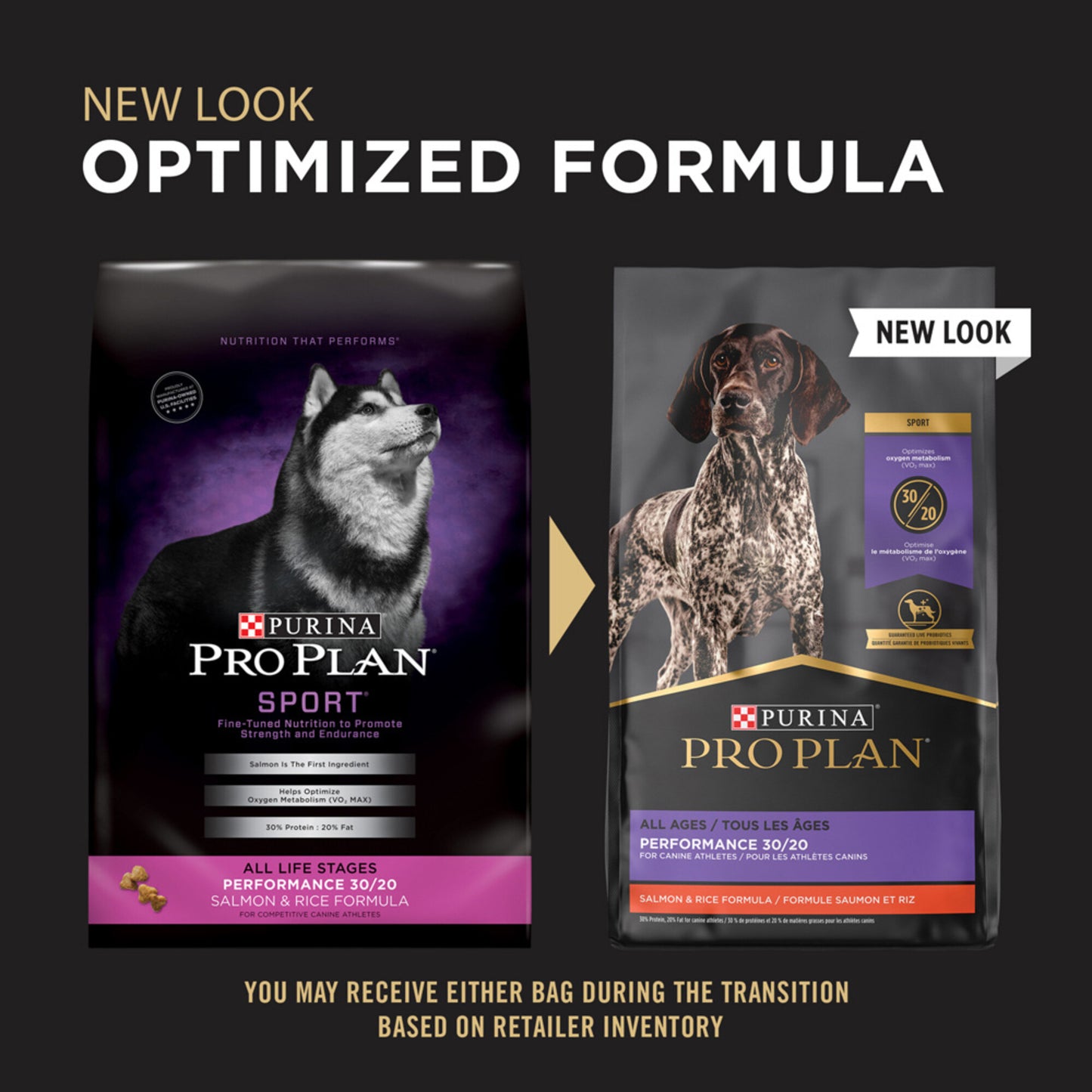 Purina Pro Plan Sport All Life Stages Performance 30/20 Salmon & Rice Formula Dry Dog Food