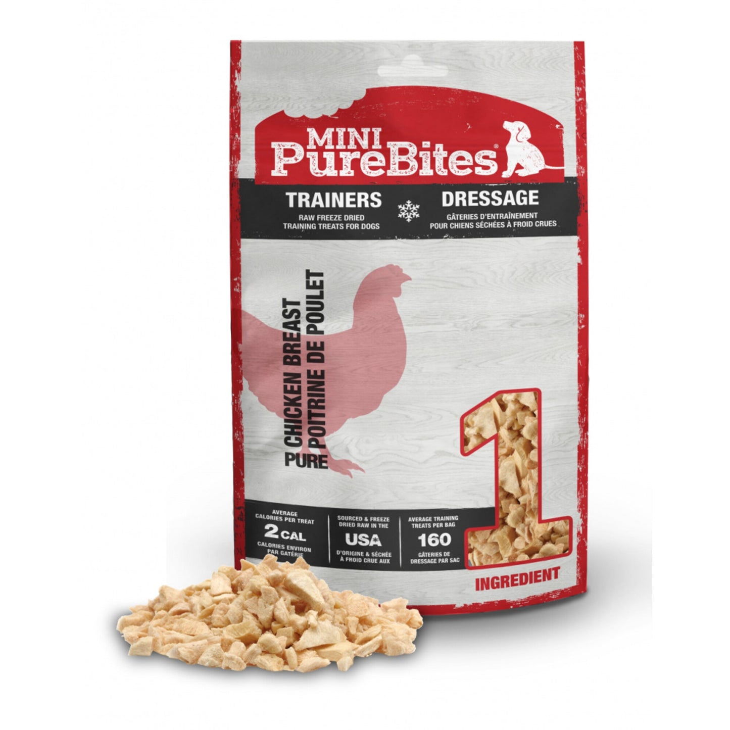 PureBites Mini PureBites Trainers RAW Freeze Dried Chicken Breast Dog Treats