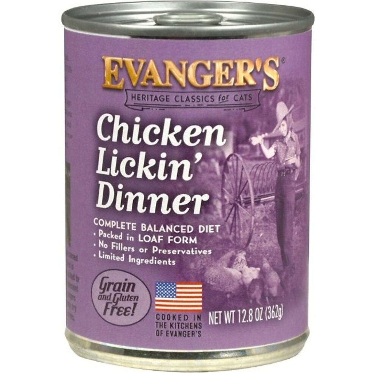 Evangers Chicken Lickin' Dinner Canned Cat Food
