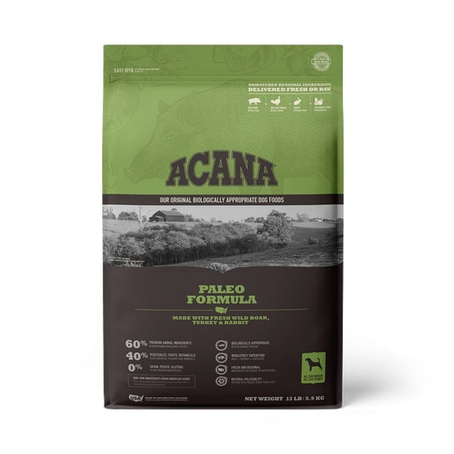 ACANA Paleo Formula Grain Free Dry Dog Food