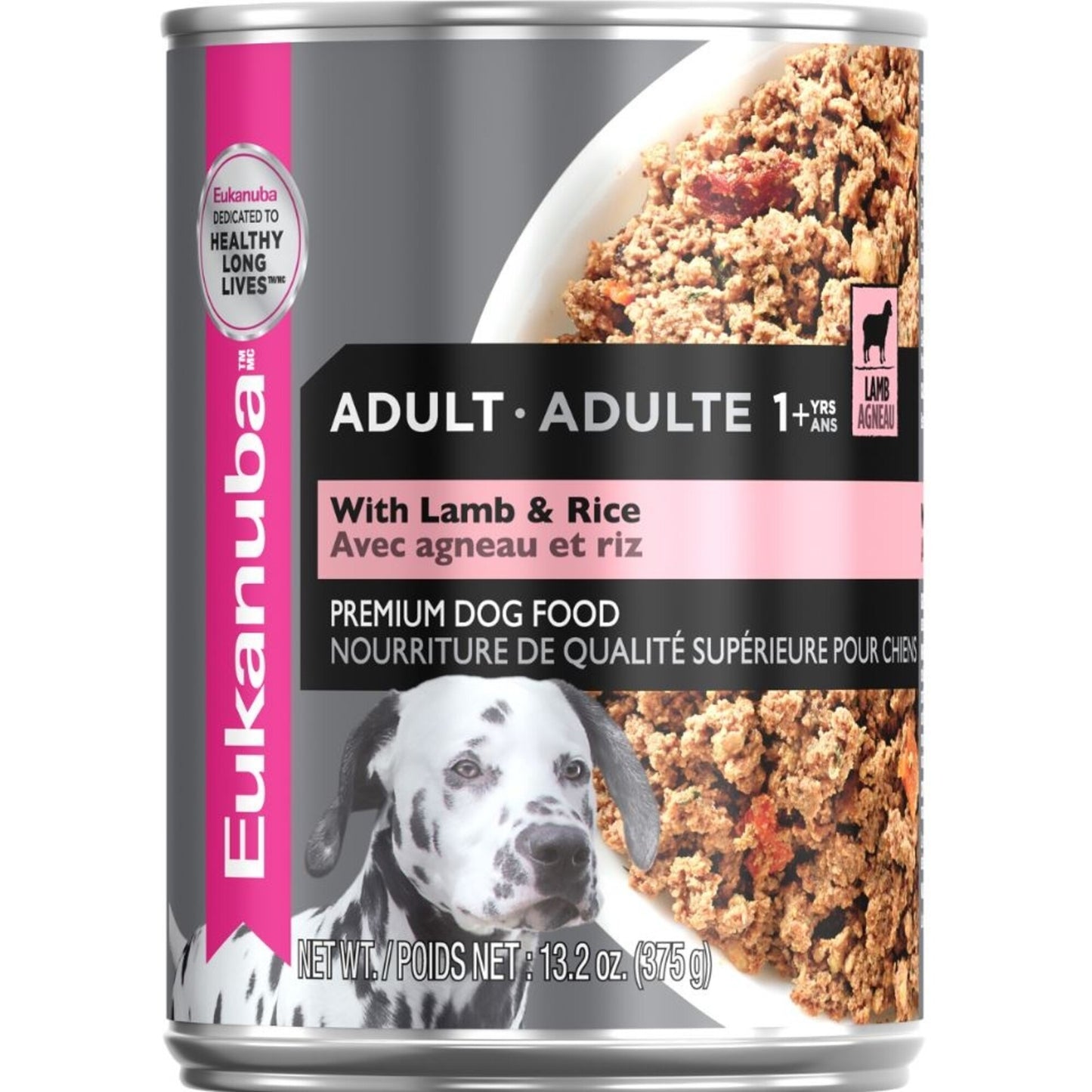 Eukanuba Adult Lamb & Rice Dinner Canned Dog Food