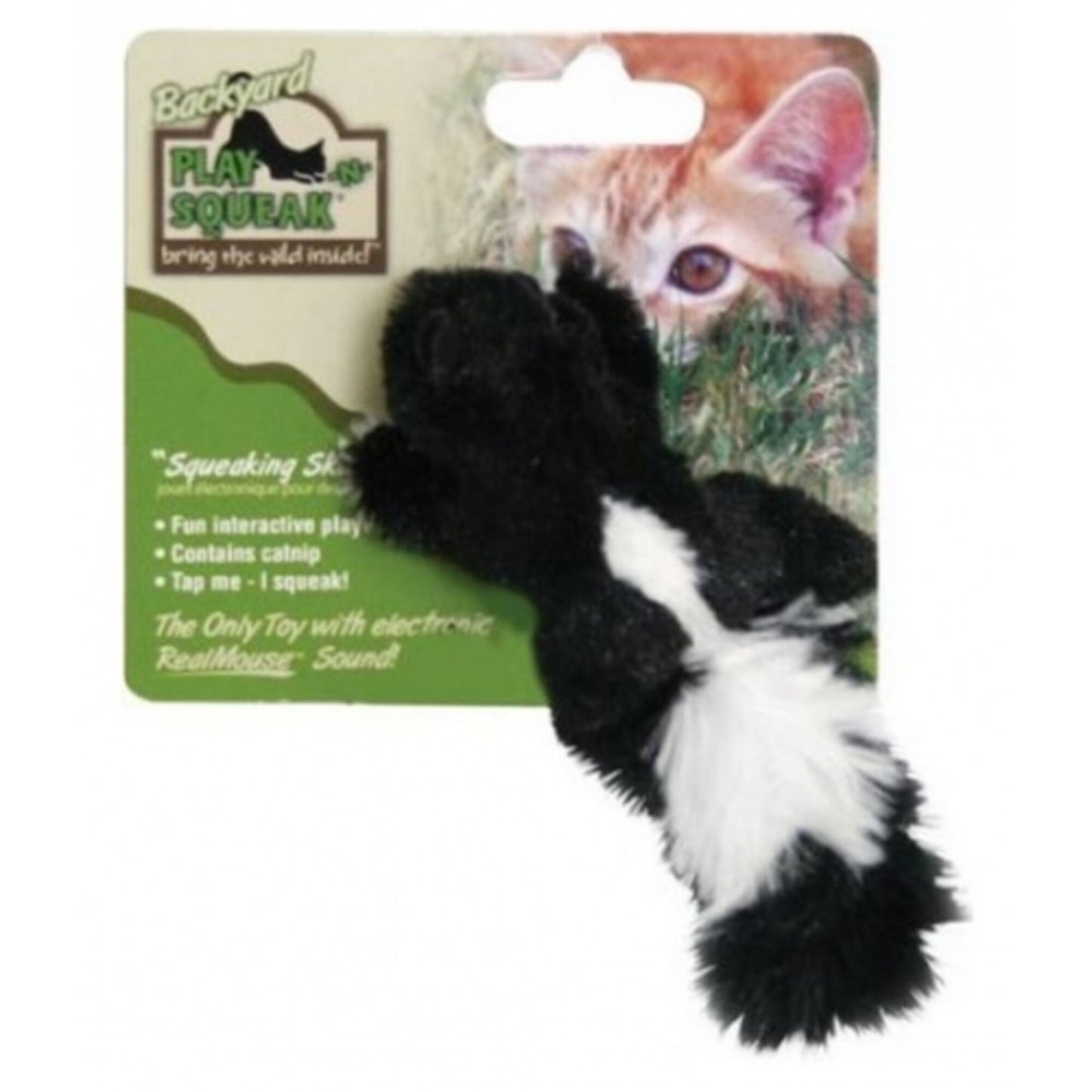 Cosmic Play and Squeak Backyard Animals Cat Toys