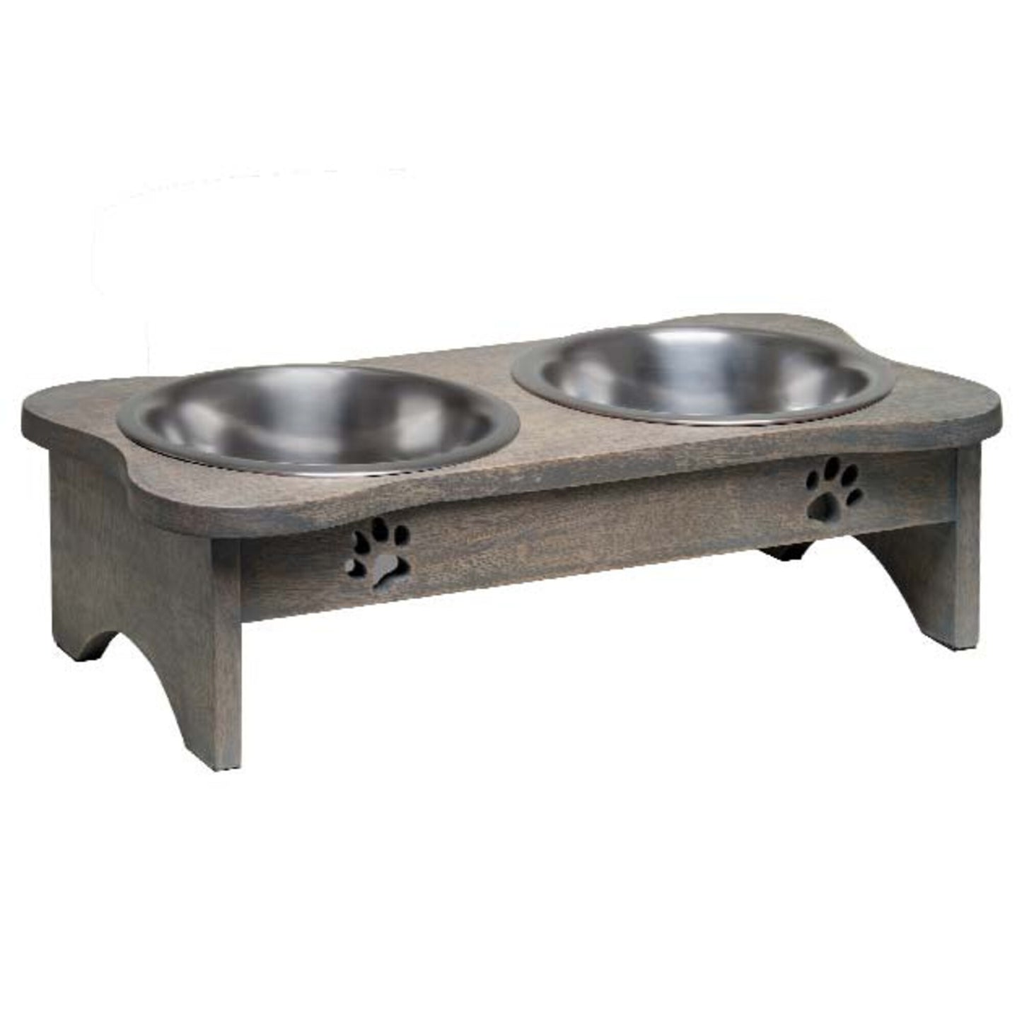 Loving Pets Wooden Modern Diner Dog Bowl