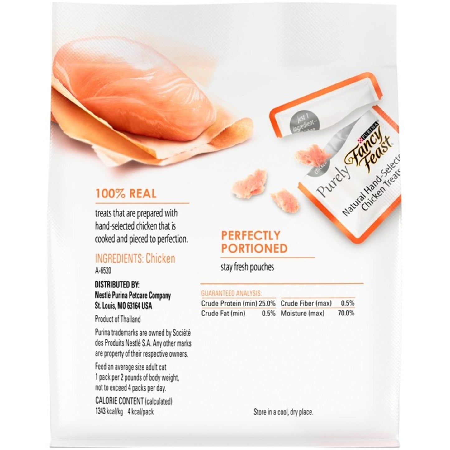 Fancy Feast Purely Natural Hand-Selected Chicken Cat Treats