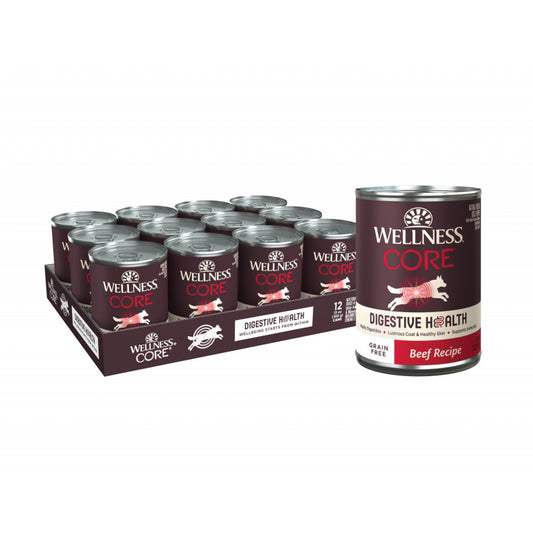 Wellness Core Digestive Health Grain Free Beef Recipe Canned Dog Food