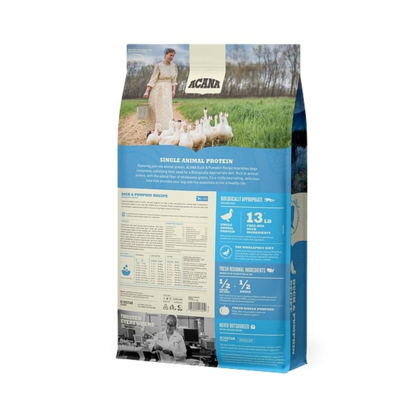ACANA Singles + Wholesome Grains Limited Ingredient Diet Duck & Pumpkin Recipe Dry Dog Food