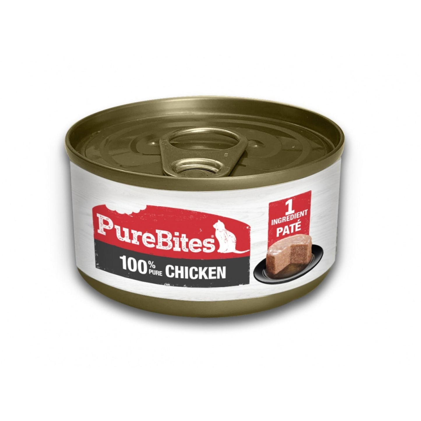 PureBites 100% Pure Chicken Pate Cat Food Topper Treat
