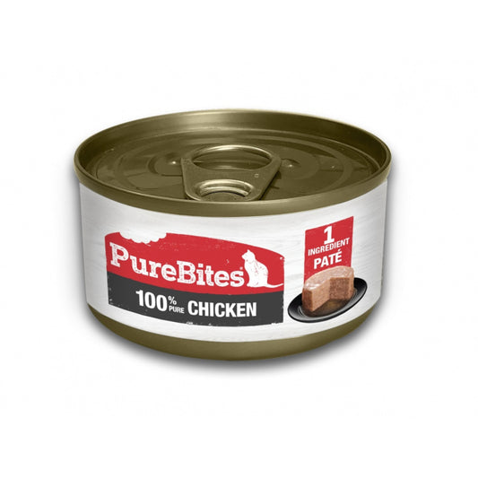 PureBites 100% Pure Chicken Pate Cat Food Topper Treat