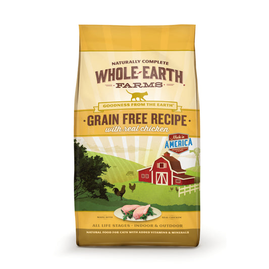 Whole Earth Farms Grain Free Real Chicken Recipe Dry Cat Food
