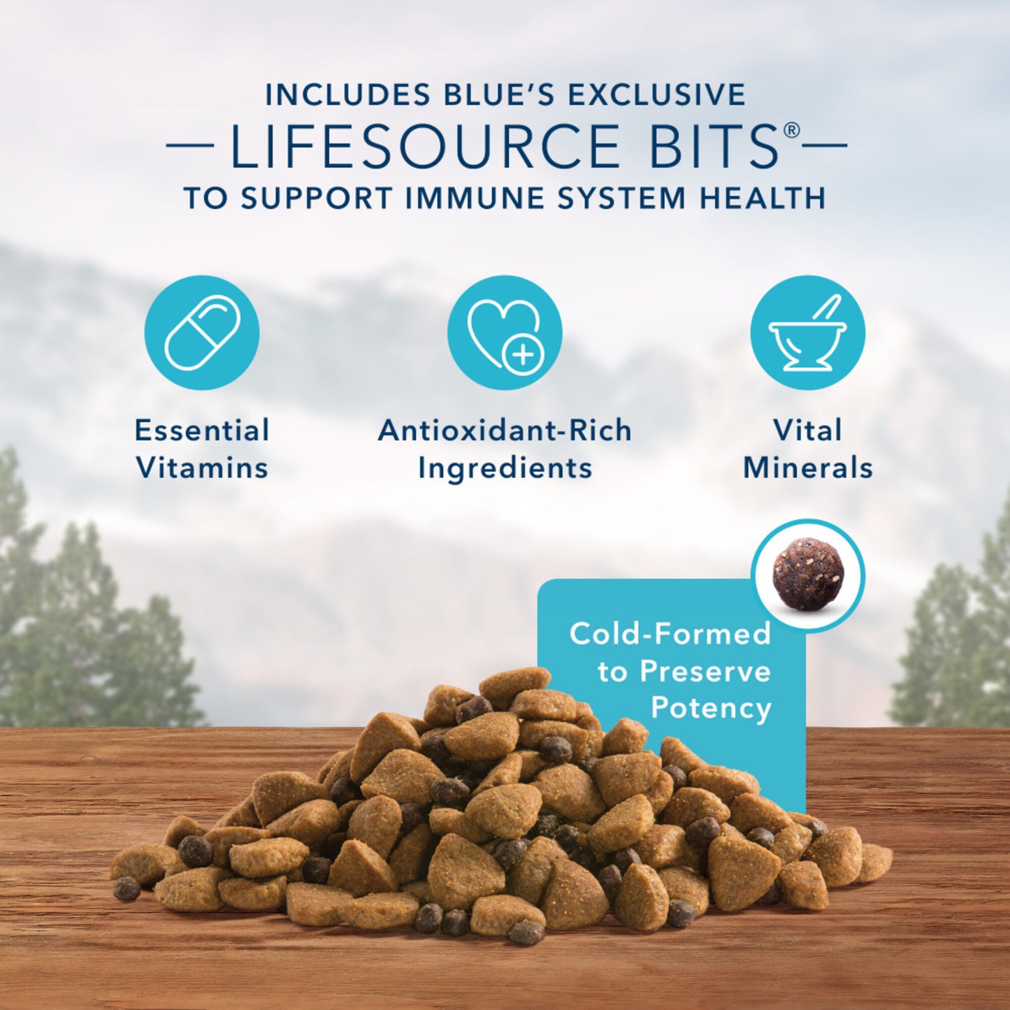 Blue Buffalo Wilderness Rocky Mountain Grain Free Natural Bison High Protein Recipe Adult Large Breed Dry Dog Food