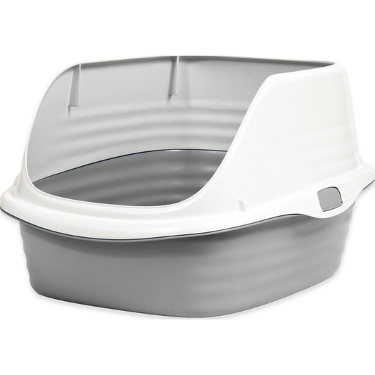 Petmate Large Cat Litter Pan With Rim