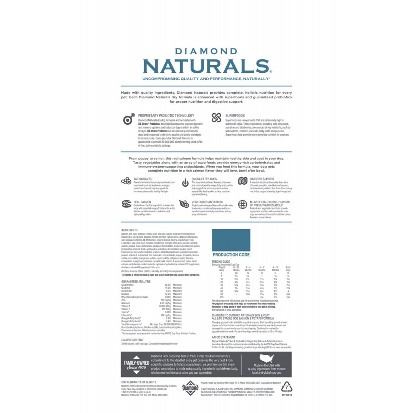 Diamond Naturals Skin & Coat Formula All Life Stages Dry Dog Food