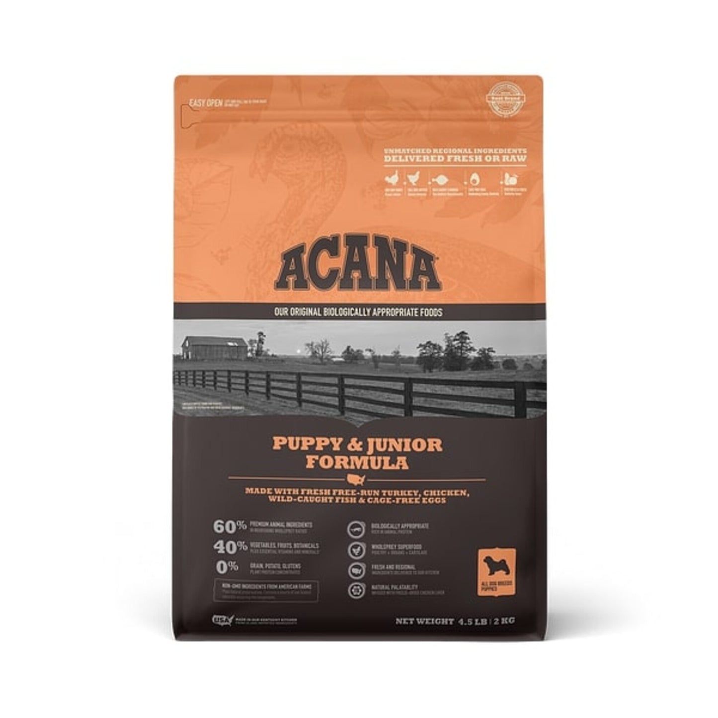 ACANA Puppy & Junior Formula Grain Free Dry Dog Food