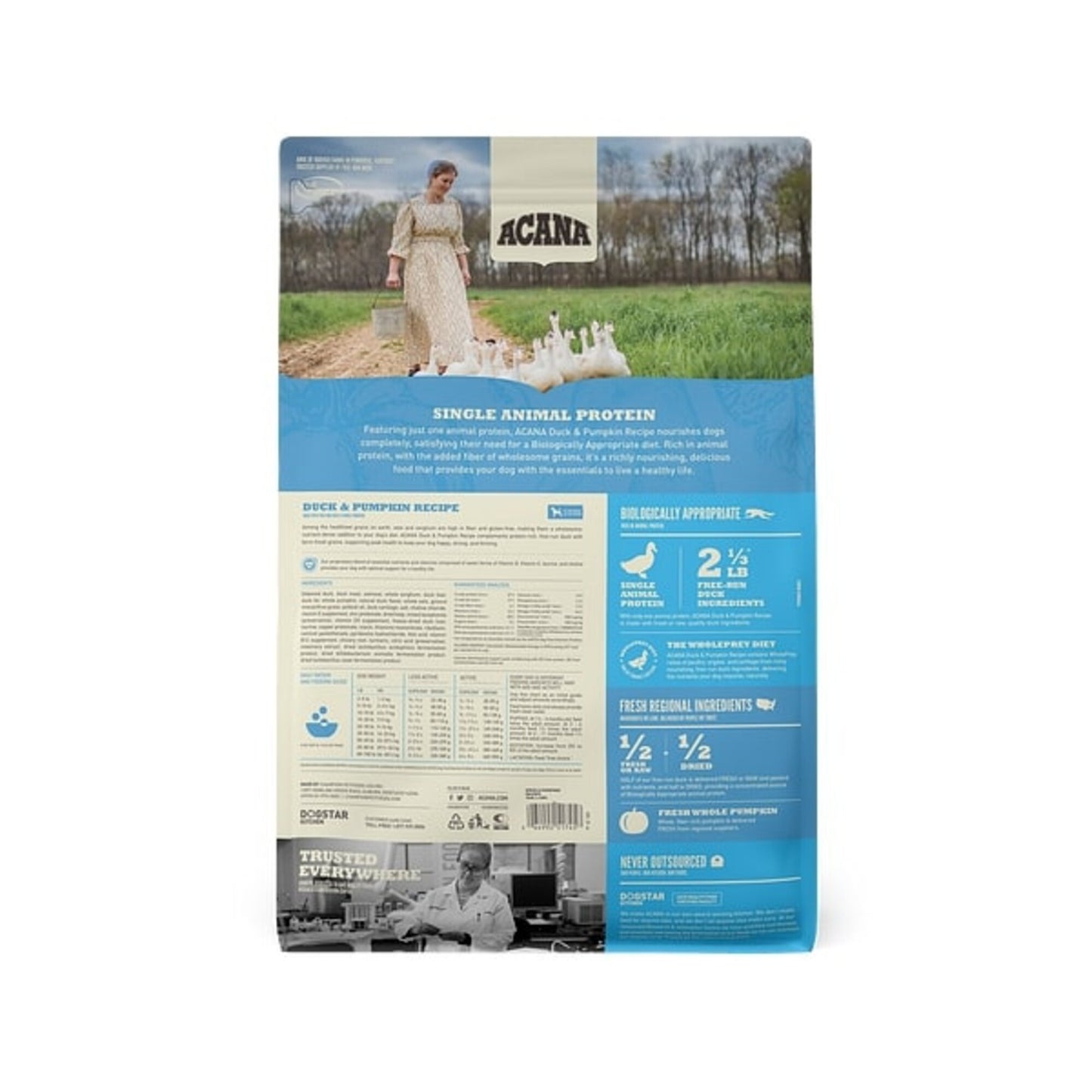 ACANA Singles + Wholesome Grains Limited Ingredient Diet Duck & Pumpkin Recipe Dry Dog Food