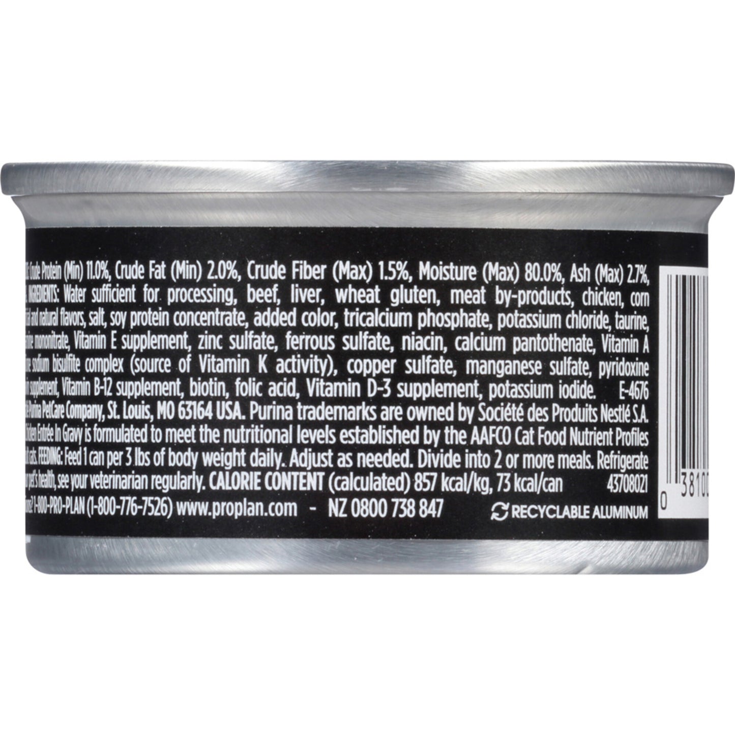 Purina Pro Plan Savor Adult Beef & Chicken in Gravy Entree Canned Cat Food