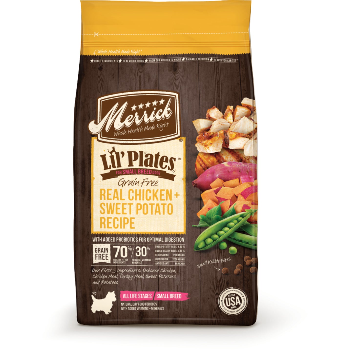 Merrick Lil' Plates Small Breed Grain Free Real Chicken & Sweet Potato Dry Dog Food