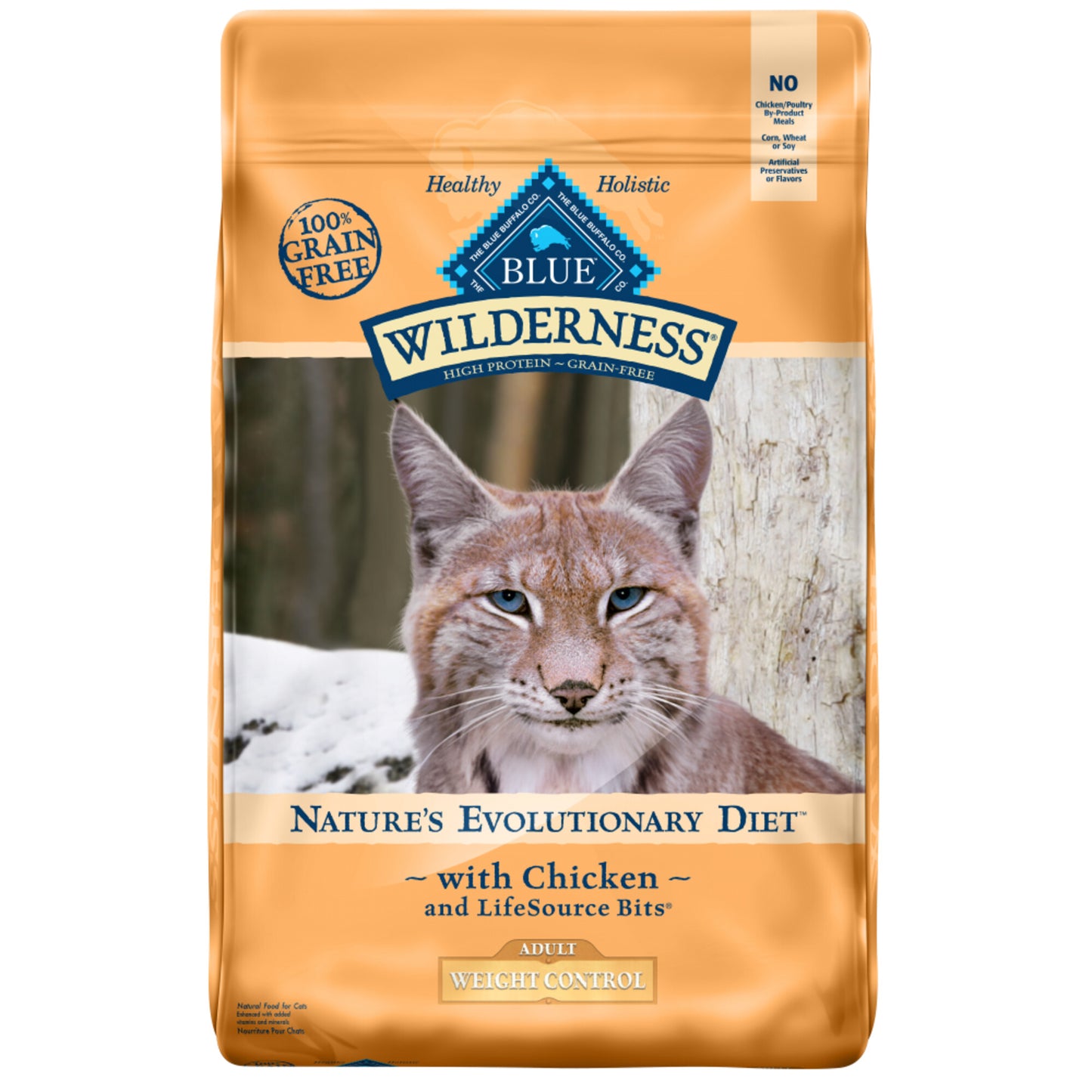 Blue Buffalo Wilderness Grain Free Weight Control Chicken Recipe  Dry Cat Food