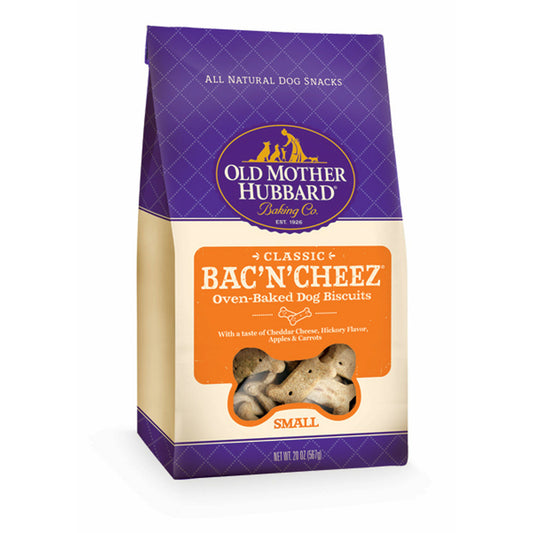 Old Mother Hubbard Crunchy Classic Natural BacNCheez Biscuits Dog Treats