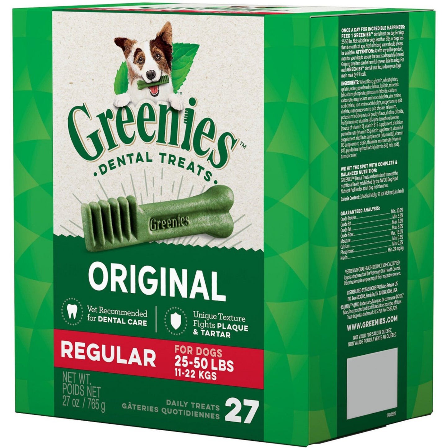 Greenies Regular Original Dental Dog Chews