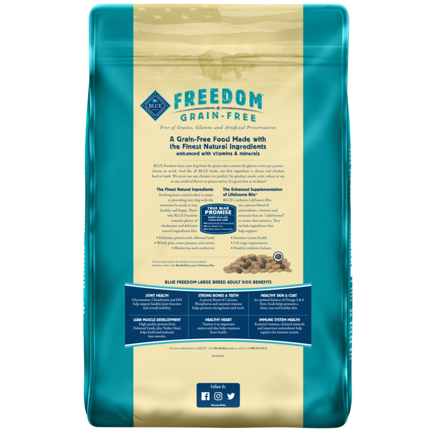 Blue Buffalo Freedom Large Breed Adult Lamb Recipe Dry Dog Food