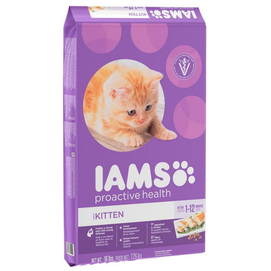 Iams ProActive Health Kitten Chicken Recipe Dry Cat Food