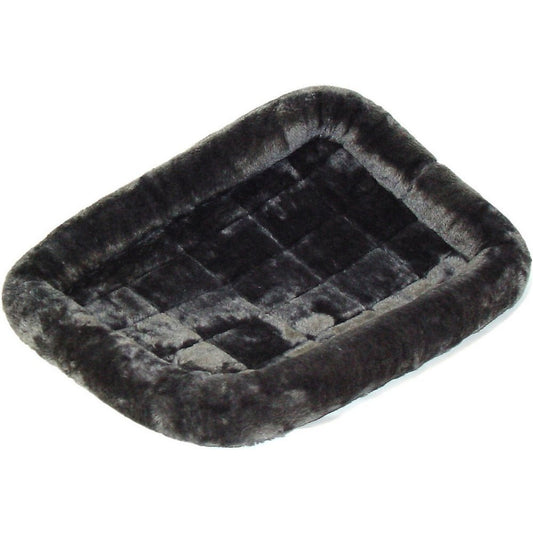 Midwest Quiet Time Gray Fleece Pet Bed