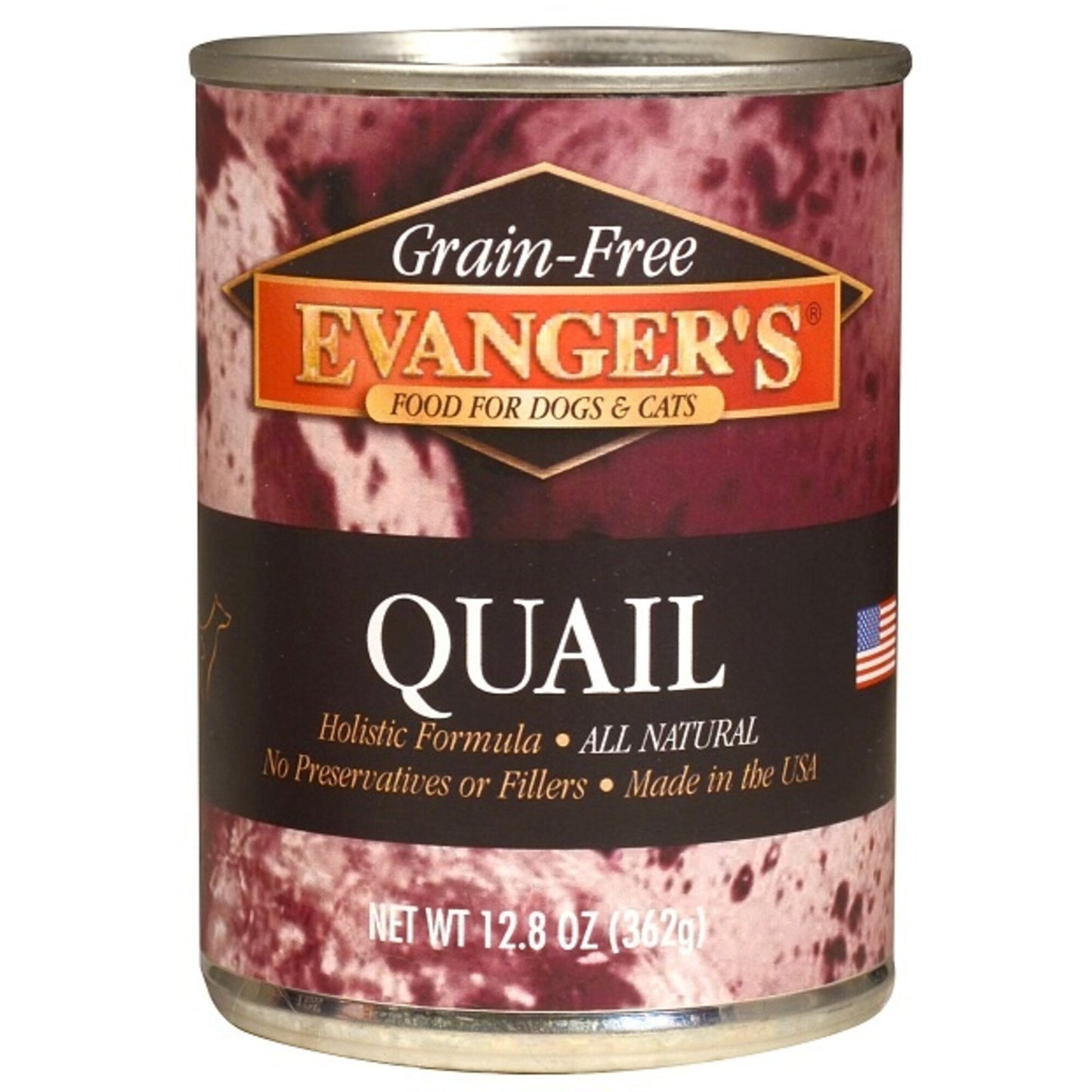 Evangers Grain Free Quail Canned Food for Dogs and Cats