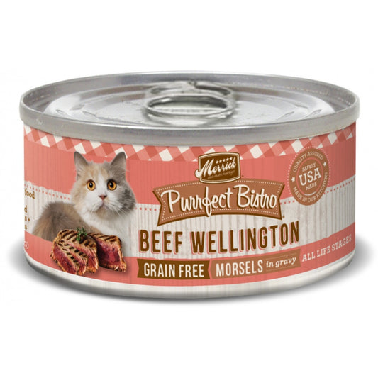 Merrick Purrfect Bistro Beef Wellington Grain Free Canned Cat Food
