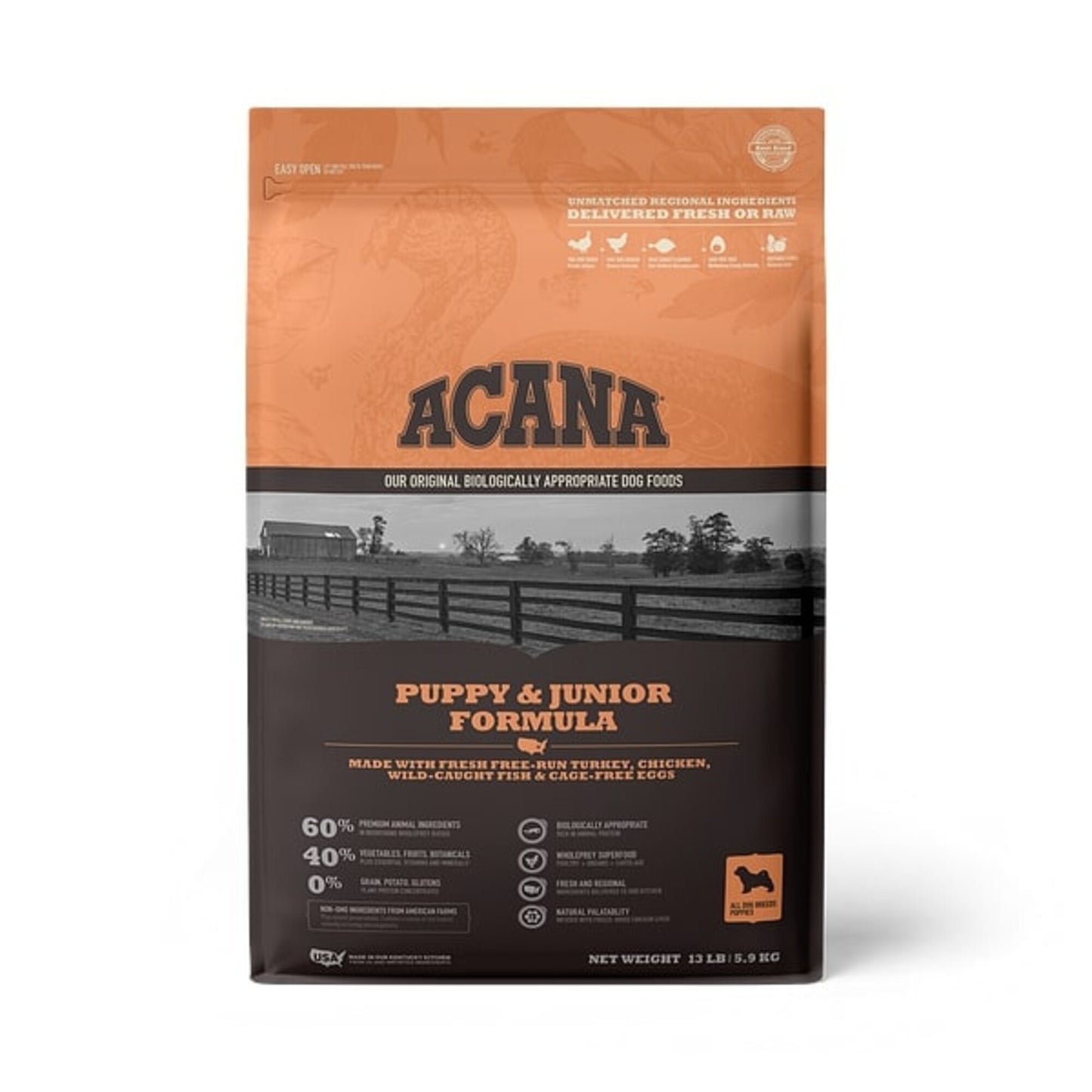 ACANA Puppy & Junior Formula Grain Free Dry Dog Food