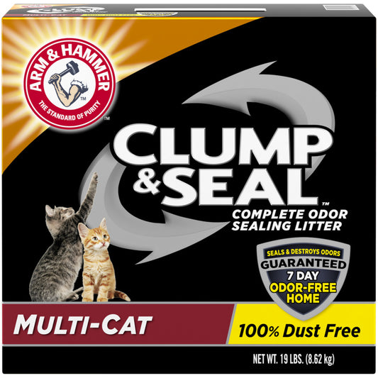 Arm & Hammer Multi-Cat Clump and Seal Complete Odor Sealing Cat Litter