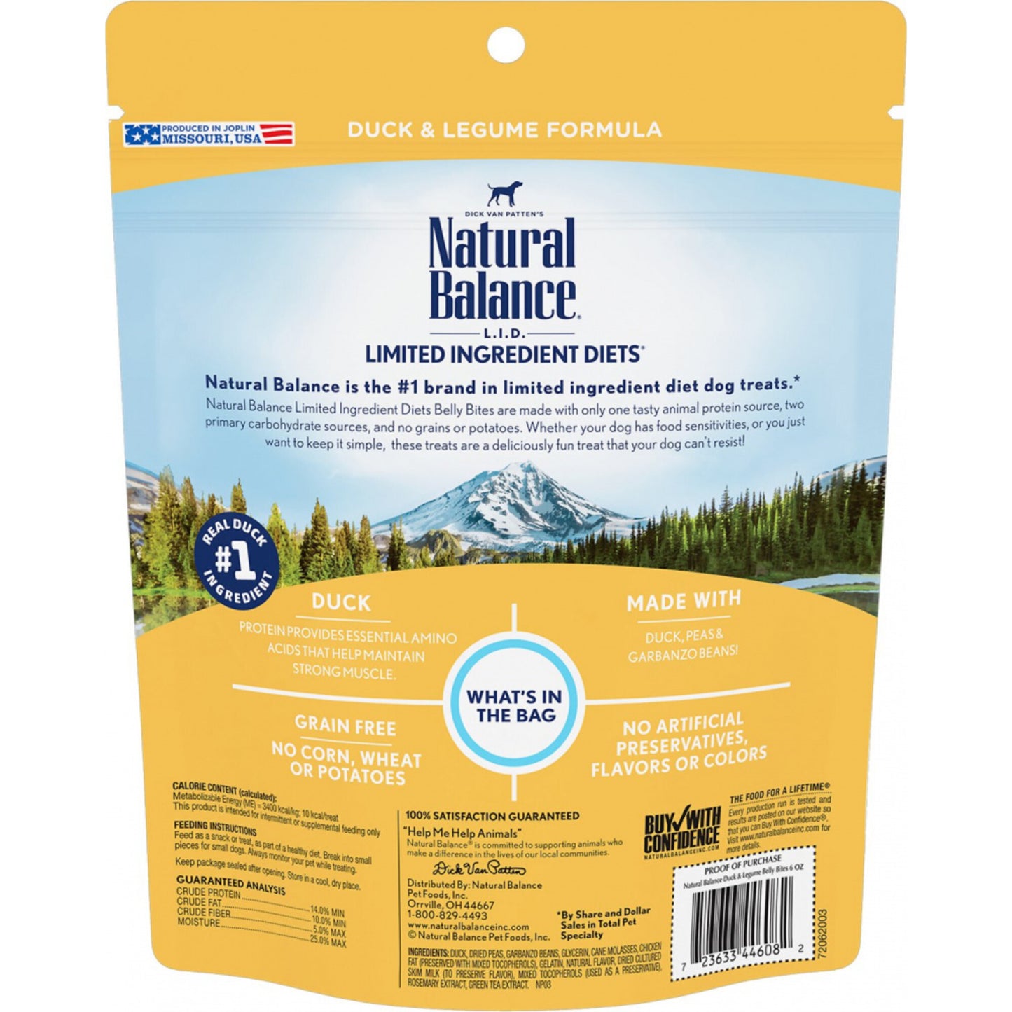Natural Balance Belly Bites Soft Duck Treats