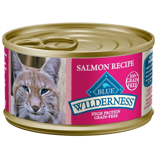 Blue Buffalo Wilderness Salmon Recipe Canned Cat Food