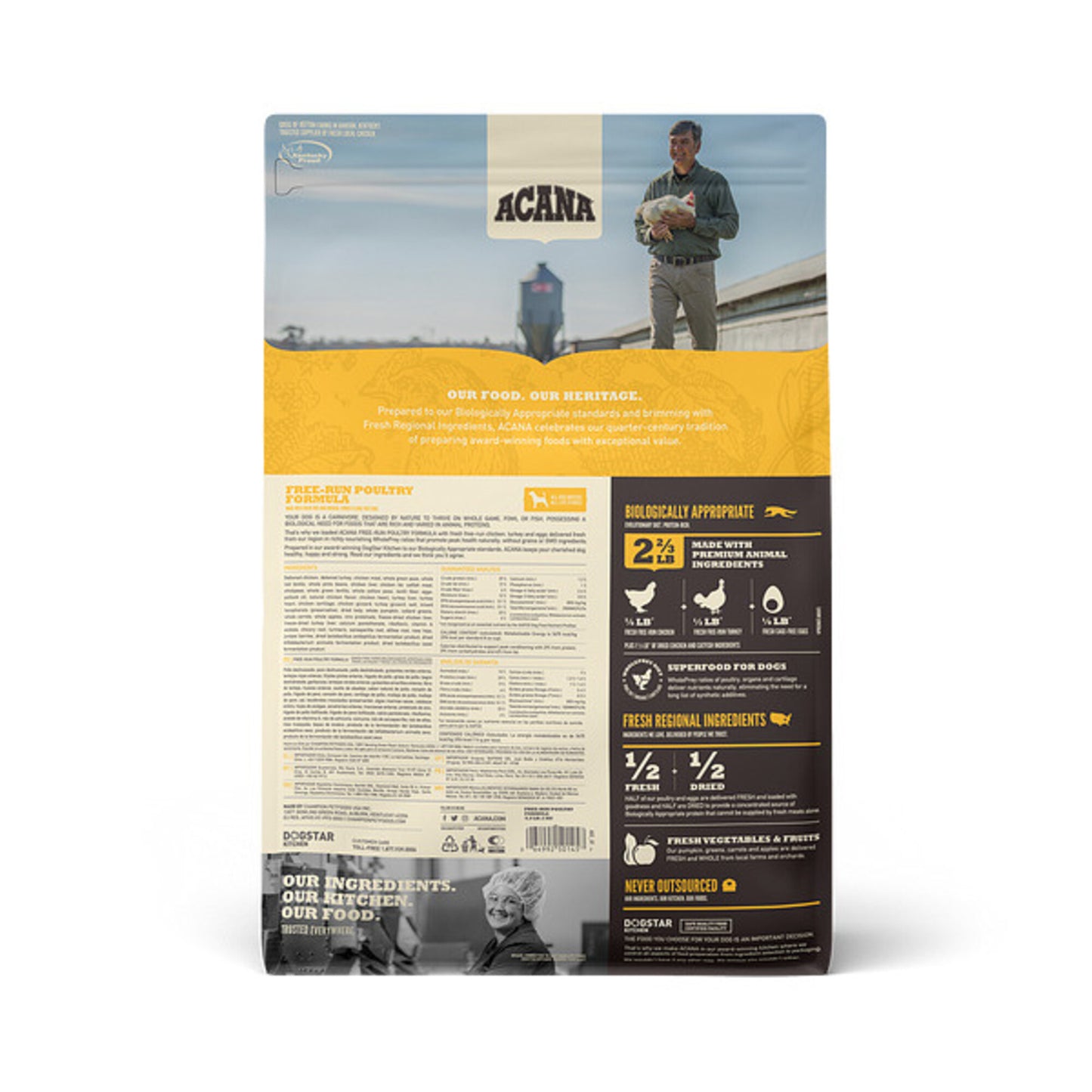 ACANA Free Run Poultry Formula Grain Free Dry Dog Food