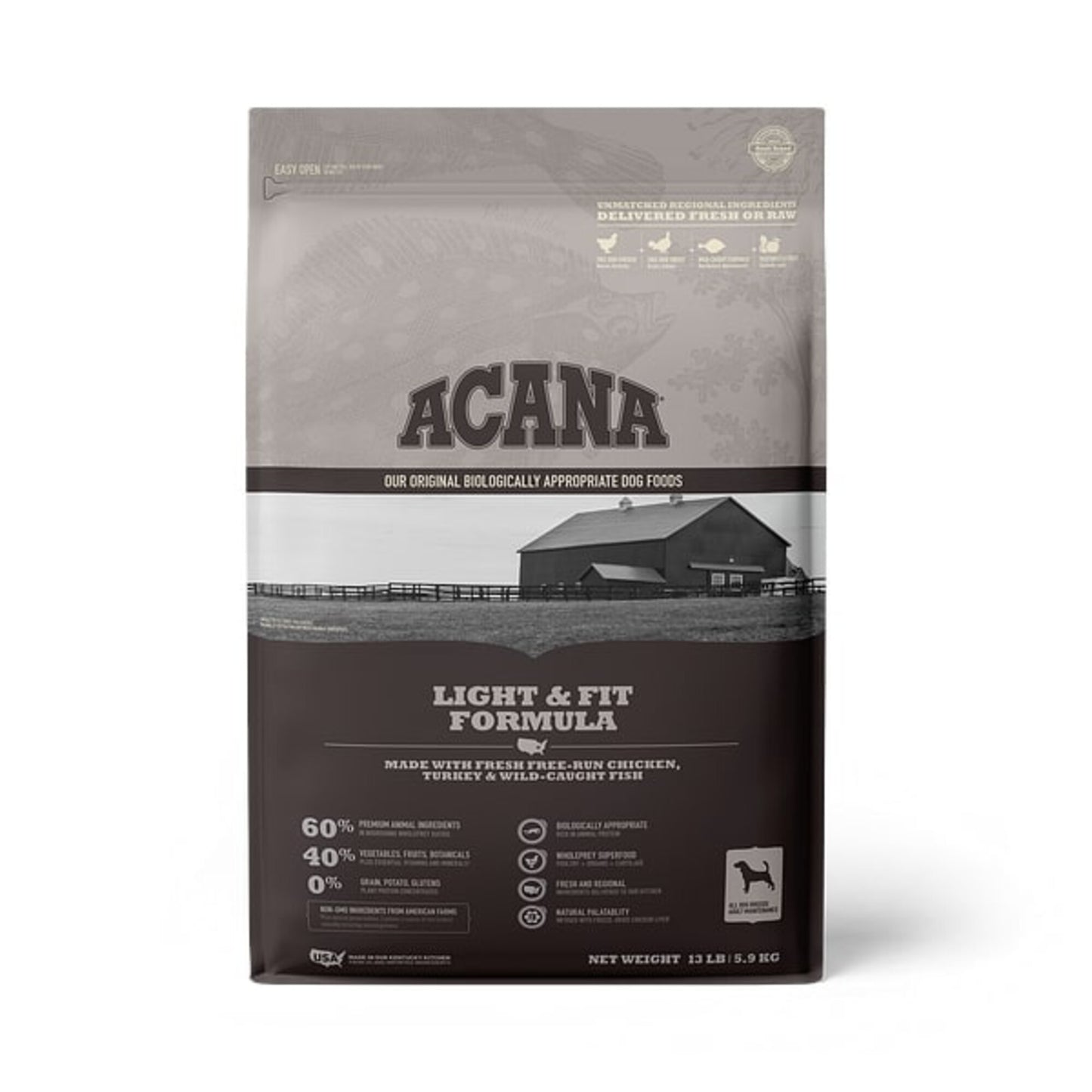 ACANA Light & Fit Formula Grain Free Dry Dog Food