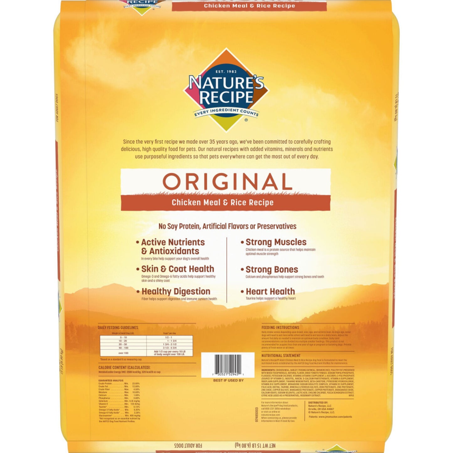 Nature's Recipe Adult Chicken Meal & Rice Dry Dog Food