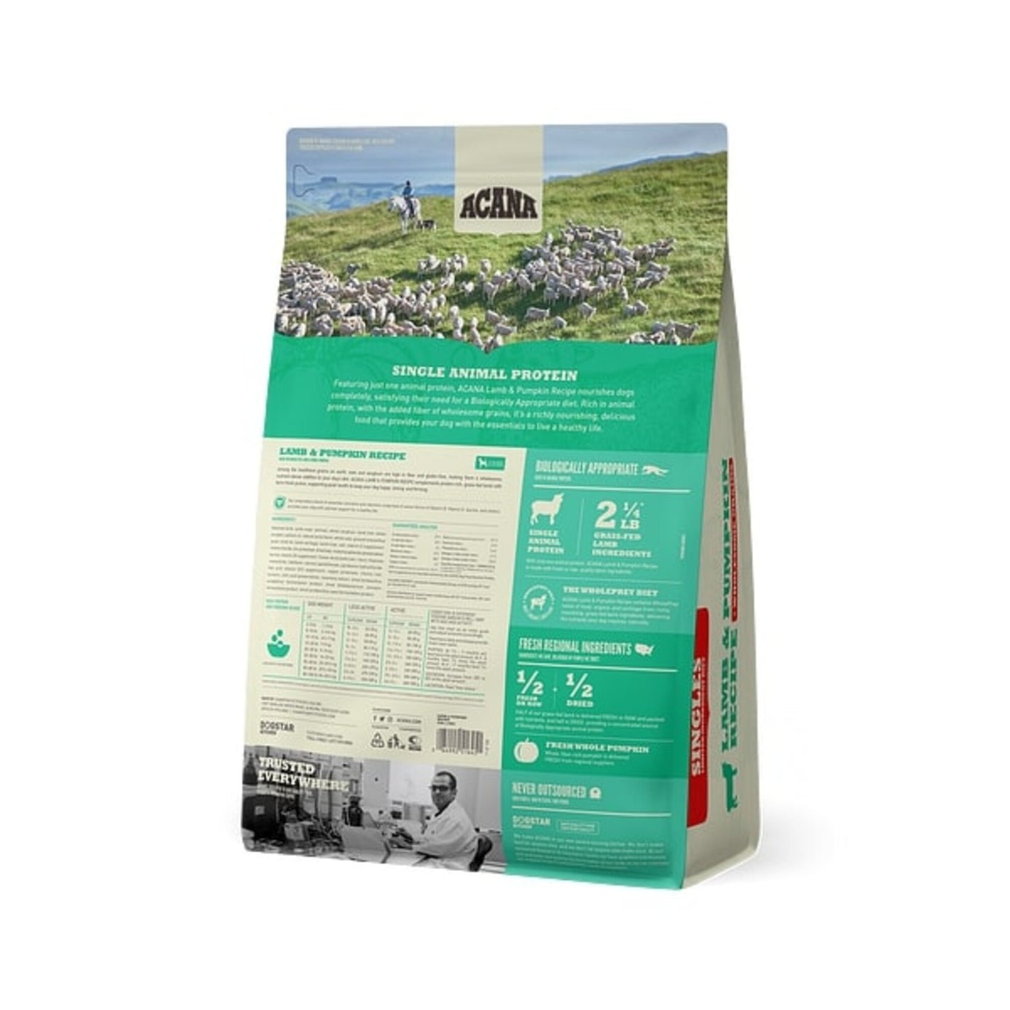 ACANA Singles + Wholesome Grains Limited Ingredient Diet Lamb & Pumpkin Recipe Dry Dog Food