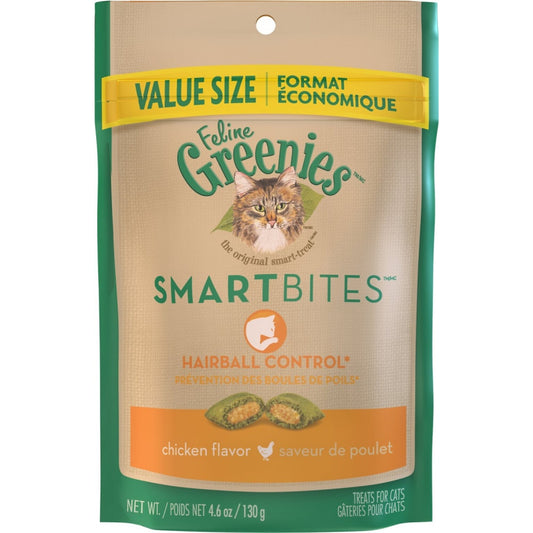Greenies Smartbites Hairball Control Chicken Cat Treats