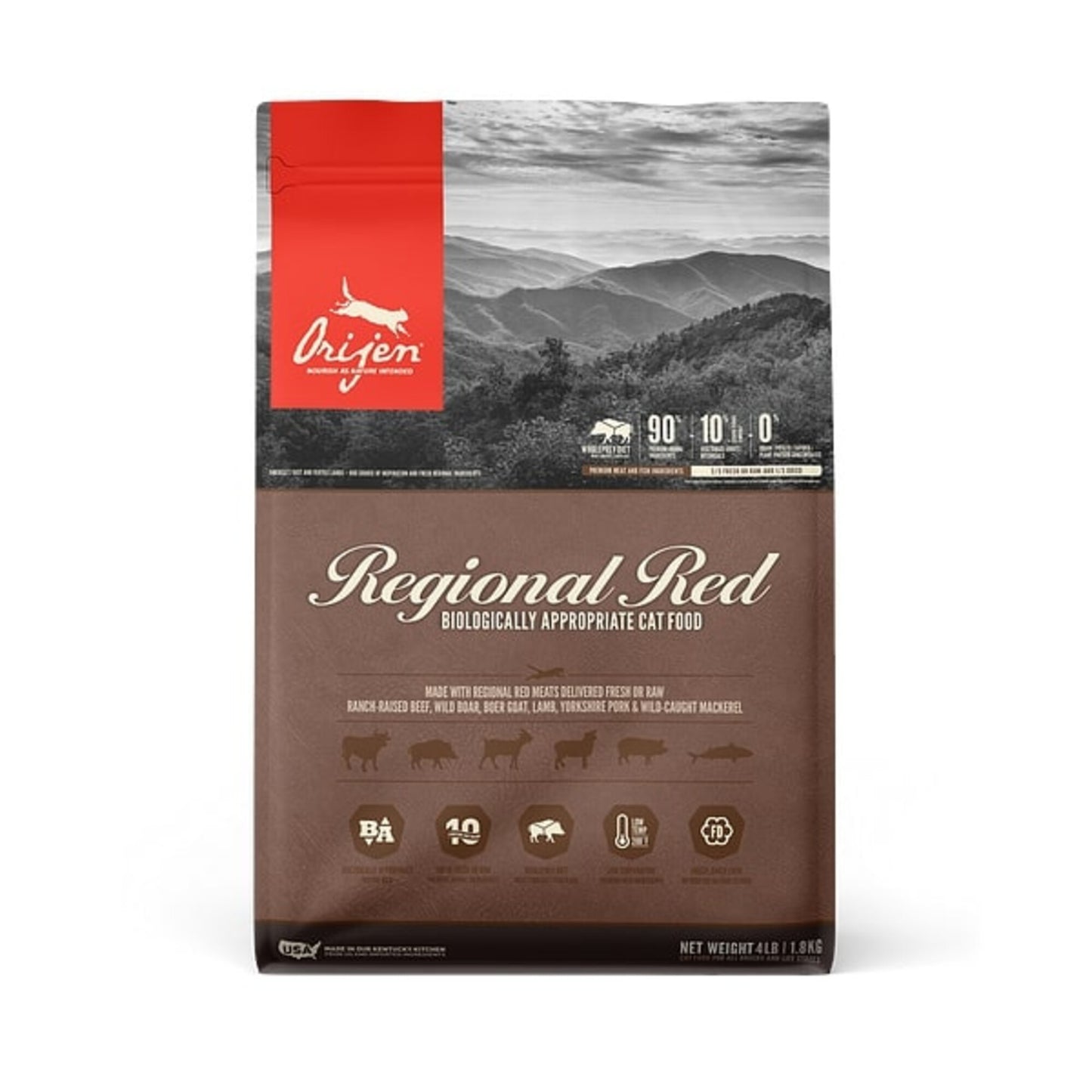 ORIJEN Grain Free Regional Red Dry Cat Food