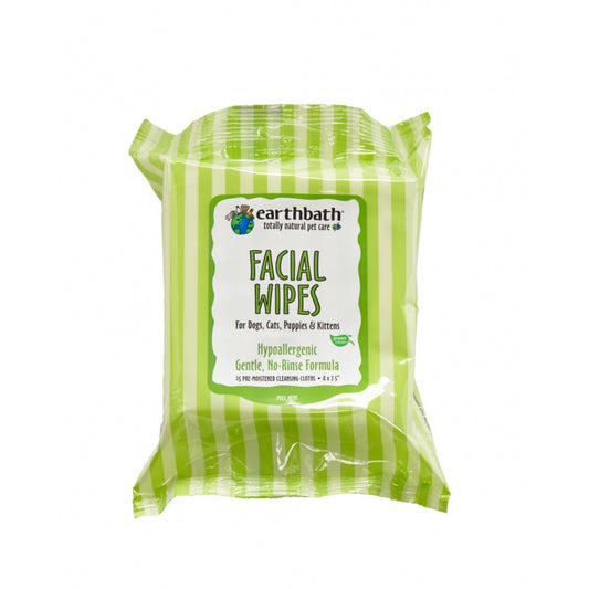 Earthbath Facial Wipes for Dogs and Cats
