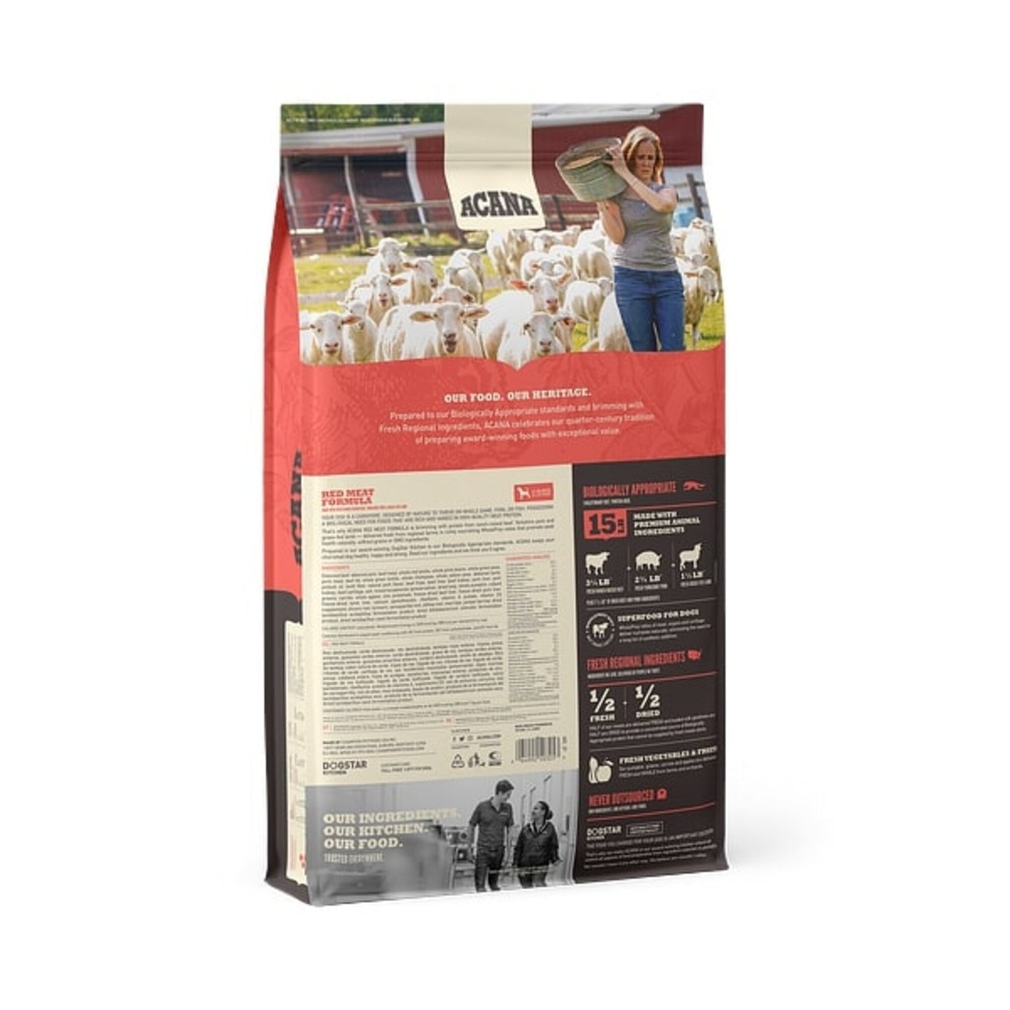 ACANA Red Meat Formula Grain Free Dry Dog Food